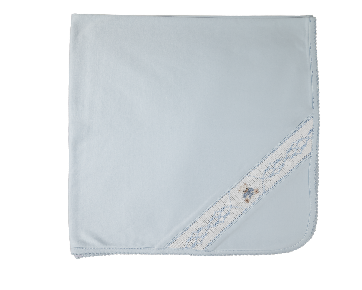 Ski Pups Boy Pima Baby Blanket
