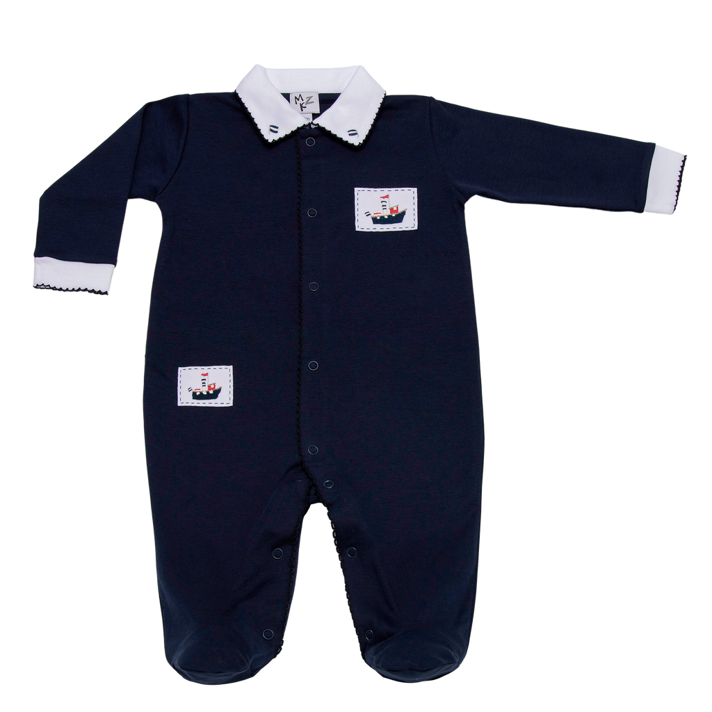 Baby-Boy-Dark-Blue-Boat-Pima-Pocket-Jumpsuit-by-Kidslik-Mix